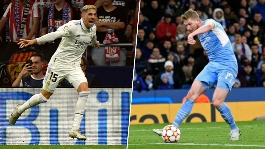 Federico Valverde (Argentina - Real Madrid) x De Bruyne (Bélgica - Manchester City)