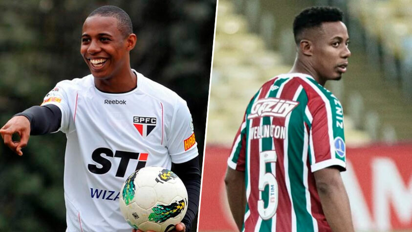 WELLINGTON (8 jogos): Era uma das principais revelações de Cotia e titular absoluto da equipe. Depois acabou rodando emprestado por Internacional e Vasco. Saiu para o Athletico e atualmente está no Fluminense, onde é criticado pela torcida.