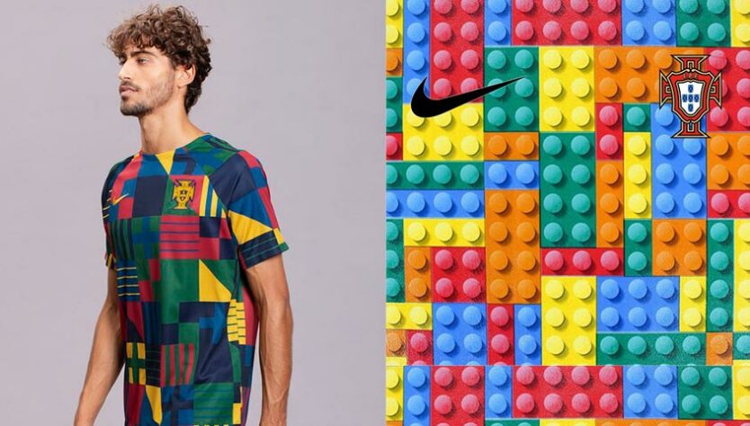 A camisa pré-jogo de Portugal para Copa do Mundo rendeu brincadeiras envolvendo Romero Britto, Lego e muito mais.