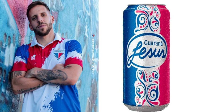 O Fortaleza lançou uma camisa especial em comemoração ao Dia dos Pais, mas o traje acabou sendo comparado com o Guaraná Jesus.