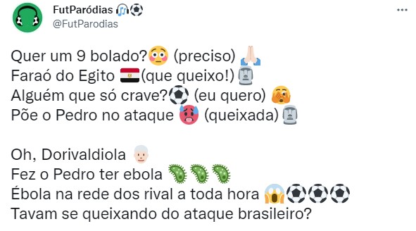 O hexa está próximo? Torcedores fazem memes após vitória do Brasil por 5 a 1 sobre a Tunísia.