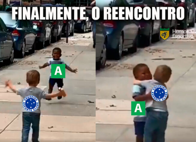 Após vitória sobre o Vasco, Cruzeiro garante vaga na Série A e torcedores fazem memes na web.