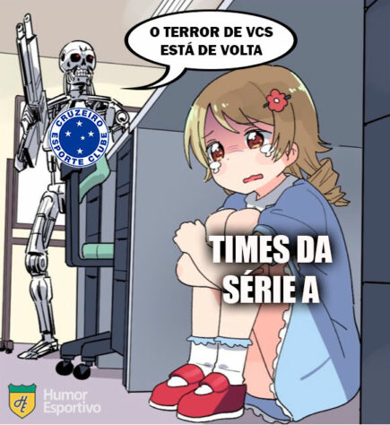 Após vitória sobre o Vasco, Cruzeiro garante vaga na Série A e torcedores fazem memes na web.