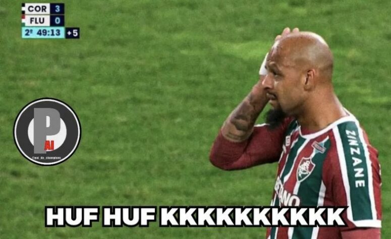 Copa do Brasil: Fluminense é eliminado pelo Corinthians e torcedores fazem memes com Felipe Melo, Fernando Diniz e Germán Cano.