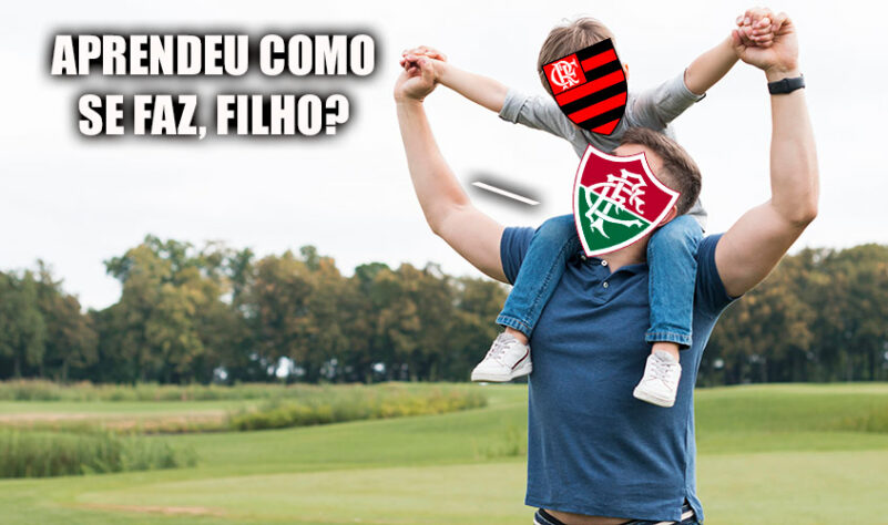 No Maracanã, equipe de Fernando Diniz venceu por 2 a 1 e fez a alegria da torcida Tricolor, que usou as redes sociais para provocações ao rival Flamengo. Confira os melhores memes do jogo! (Por Humor Esportivo)