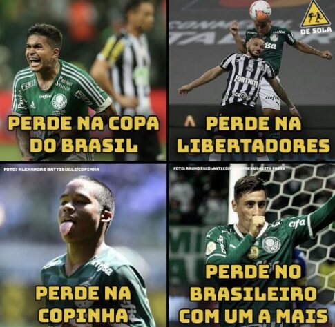 Os melhores memes da vitória do Palmeiras sobre o Santos pela 27ª rodada do Brasileirão.