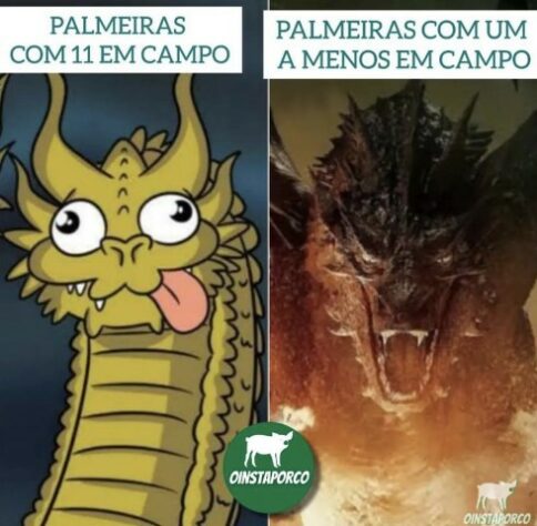 Os melhores memes da vitória do Palmeiras sobre o Santos pela 27ª rodada do Brasileirão.