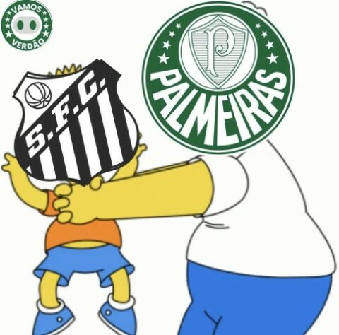 Os melhores memes da vitória do Palmeiras sobre o Santos pela 27ª rodada do Brasileirão.