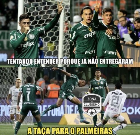 Os melhores memes da vitória do Palmeiras sobre o Santos pela 27ª rodada do Brasileirão.