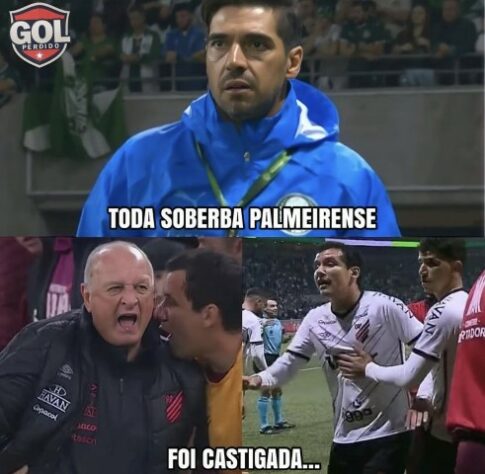 Palmeiras sem Mundial, Felipão herói e Pablo iluminado: rivais fazem memes com queda do Verdão na Libertadores.