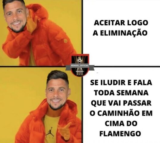 Zoeira liberada! Torcedores fazem memes com provocações ao São Paulo após eliminação para o Flamengo.