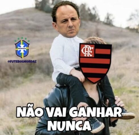 Zoeira liberada! Torcedores fazem memes com provocações ao São Paulo após eliminação para o Flamengo.