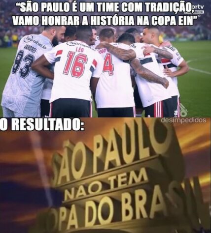 Ninguém surpreso: os memes com o São Paulo após derrota na Copa do Brasil -  Futebol - Fera