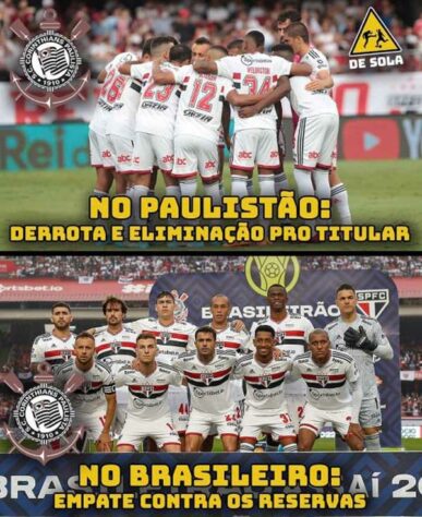 Brasileirão: os memes de São Paulo 1 x 1 Corinthians