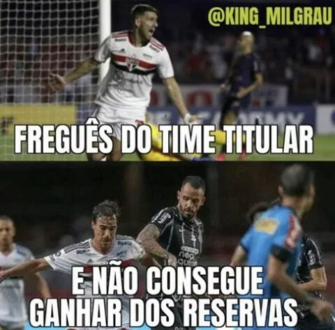 Meu Timão on X: HUMOR: Corinthians 6x1 São Paulo - Memes da
