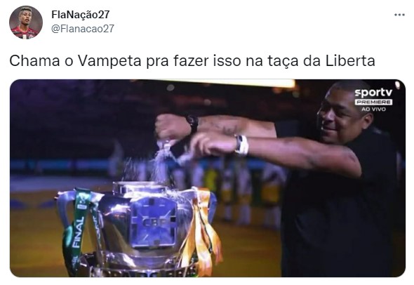 Zoeiras com Corinthians, Rodinei sendo herói e brincadeiras com Pedro: os memes do título da Copa do Brasil do Flamengo.