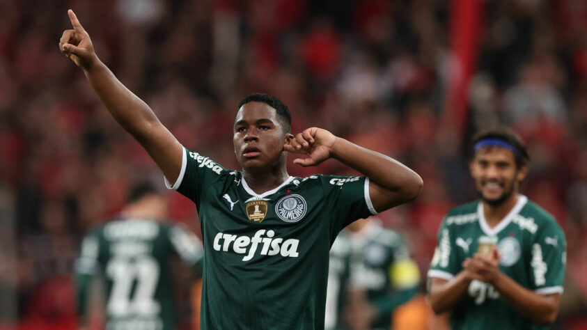 25/10/2022 - Athletico-PR 1 x 3 Palmeiras - Arena da Baixada - Brasileirão-2022 - Gols: Gustavo Scarpa, Endrick e Gustavo Gómez