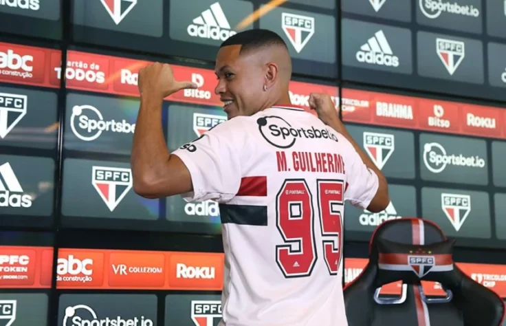 Marcos Guilherme - 28 de junho de 2022 -  Atacante - Retornou ao clube após defender o Santos no primeiro semestre de 2022. Chegou com contrato válido por uma temporada, com opção de renovação, mas deixou o Tricolor em novembro.