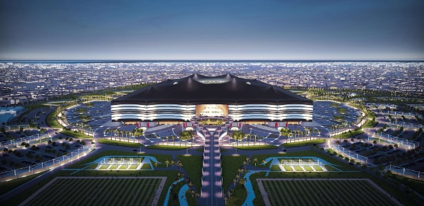 O Estádio Al Bayt é o segundo maior da Copa do Mundo. O palco tem capacidade para receber 60.000 torcedores. 