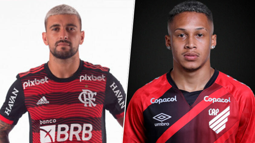 Arrascaeta (Flamengo) x Vitinho (Athletico-PR)