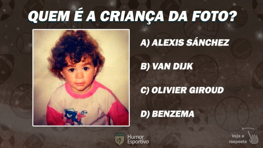 Especial de Dia das Crianças - Quem é o jogador da foto?