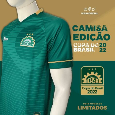 Terceira camisa do Icasa / Fornecedora de material esportivo: Fibber 