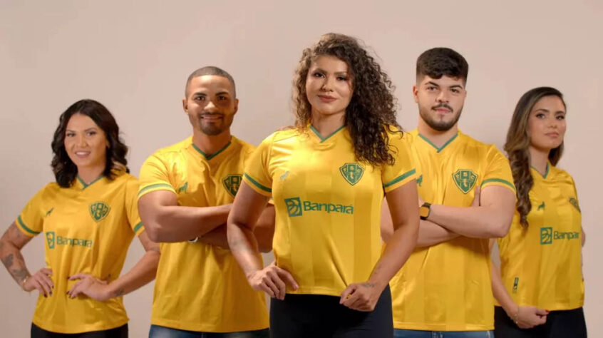 Terceira camisa do Paysandu / Fornecedora de material esportivo: Lobo (marca própria)