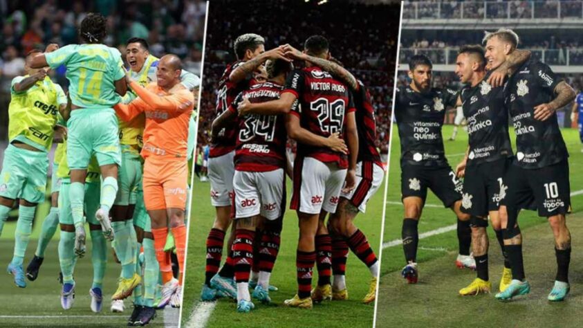 Faltando quatro rodadas para o fim do Brasileirão, será que ainda há espaço para alguma reviravolta? Quem classifica para a Libertadores? Quem se salva do rebaixamento? Quem fica com o vice-campeonato? Simulamos todos os jogos restantes, com os mesmos resultados do primeiro turno: veja como ficaria a classificação!