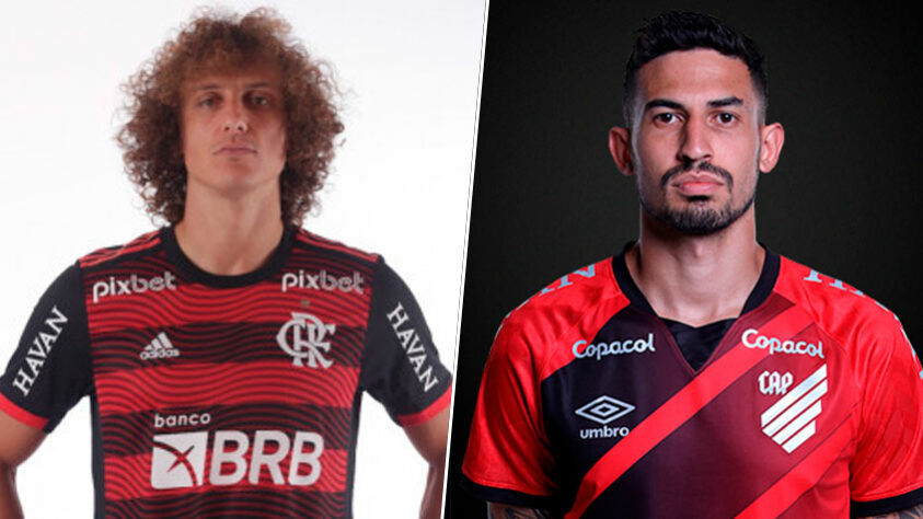 David Luiz (Flamengo) x Pedro Henrique (Athletico-PR)