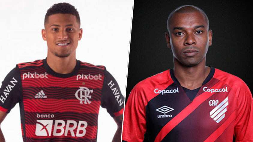 João Gomes (Flamengo) x Fernandinho (Athletico-PR)