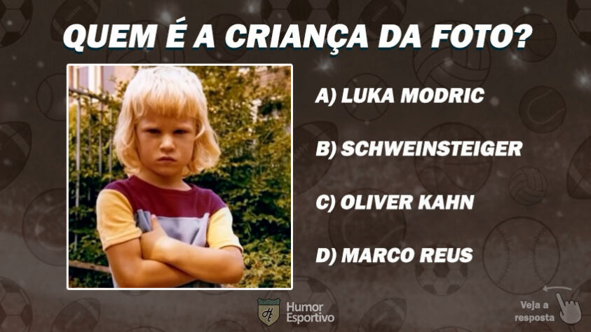 Especial de Dia das Crianças - Quem é o jogador da foto?