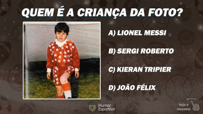 Especial de Dia das Crianças - Quem é o jogador da foto?