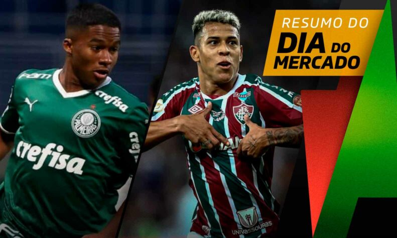 Gigante europeu se aproxima de Endrick, Fluminense encaminha venda de joia... tudo isso e muito mais no resumo do Dia do Mercado desta segunda-feira (24)!