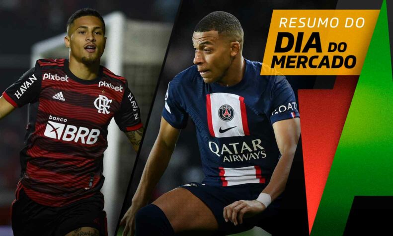 Clube europeu faz proposta por João Gomes, jornal indica data para saída de Mbappé... tudo isso e muito mais no resumo do Dia do Mercado desta quarta-feira (12)!