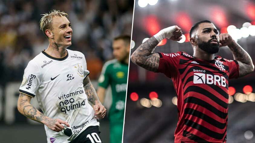 Roger Guedes (Corinthians) x Gabigol (Flamengo)