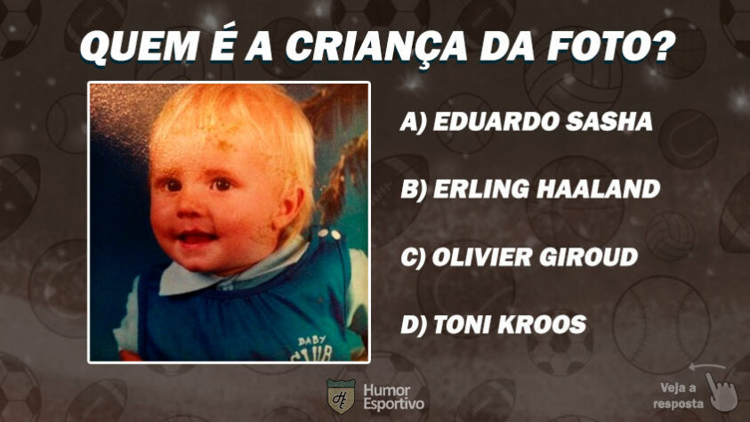 Especial de Dia das Crianças - Quem é o jogador da foto?