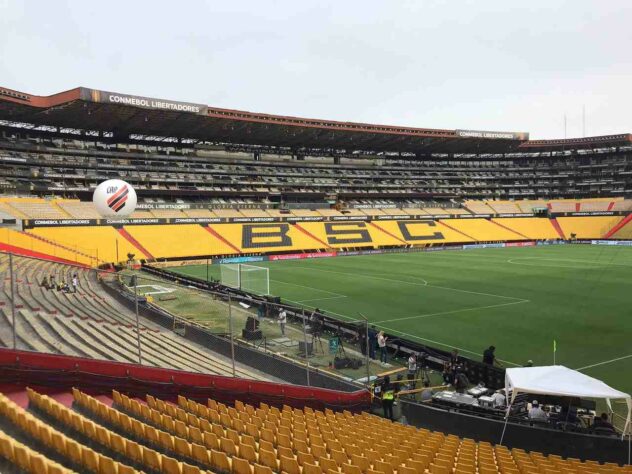 Tudo pronto para receber as equipes de Flamengo e Athletico.