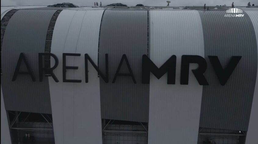 GALERIA: veja como estão as obras da Arena MRV, novo estádio do Atlético Mineiro.