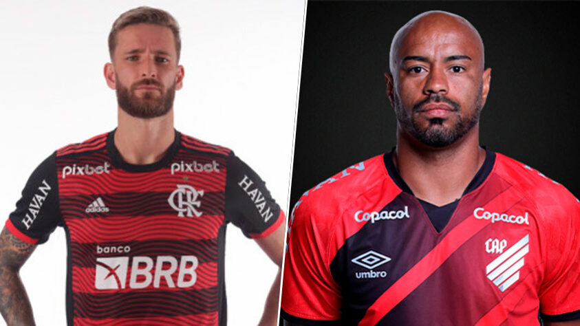 Léo Pereira (Flamengo) x Thiago Heleno (Athletico-PR)