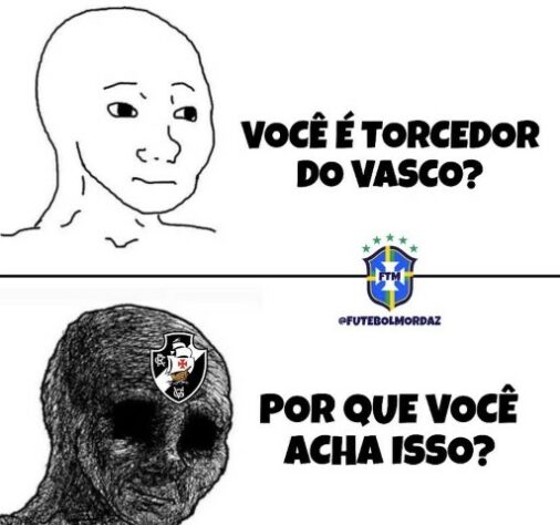 Vasco sofre com memes após derrota para o Sampaio Corrêa, em São Januário