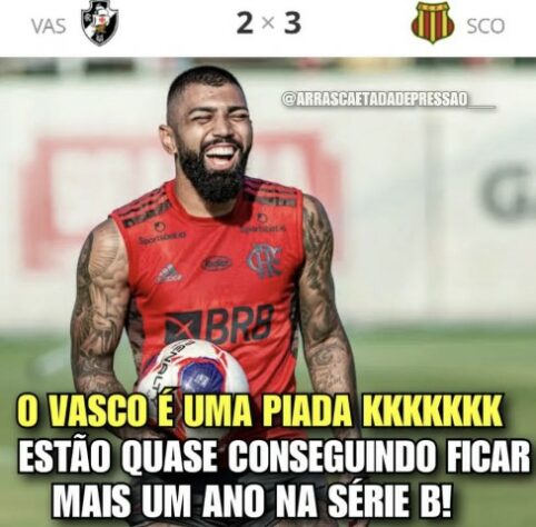 Vasco sofre com memes após derrota para o Sampaio Corrêa, em São Januário