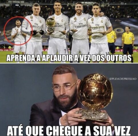 Redes sociais bombam com memes durante cerimônia de entrega da Bola de Ouro.