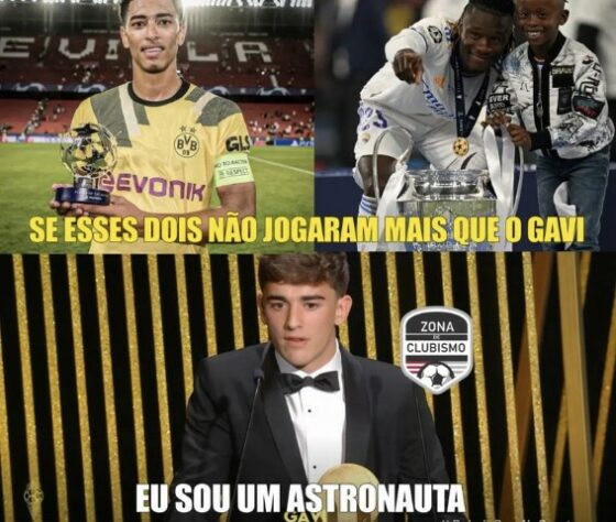 Redes sociais bombam com memes durante cerimônia de entrega da Bola de Ouro.