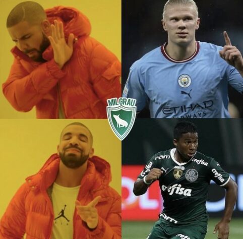 Torcedores fazem memes após gol de Endrick contra o Athletico Paranaense.