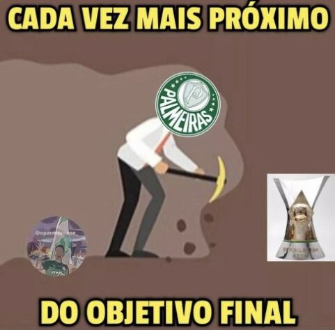 Muitos torcedores do Palmeiras também se empolgaram com a proximidade do título do Brasileirão.