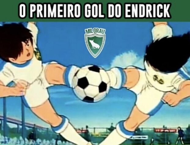 Torcedores fazem memes após gol de Endrick contra o Athletico Paranaense.