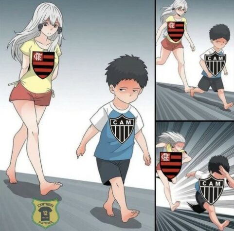 Atlético-MG e Hulk são alvo de memes após derrota para equipe alternativa do Flamengo.