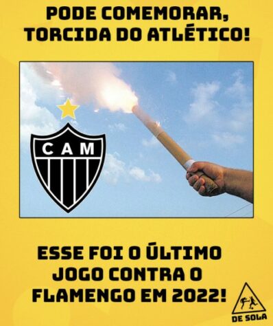 Atlético-MG e Hulk são alvo de memes após derrota para equipe alternativa do Flamengo.