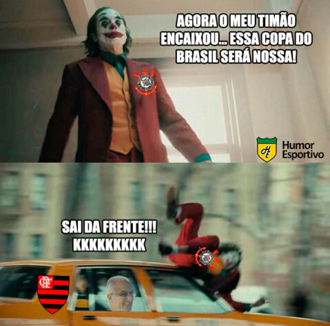 Zoeiras com Corinthians, Rodinei sendo herói e brincadeiras com Pedro: os memes do título da Copa do Brasil do Flamengo.