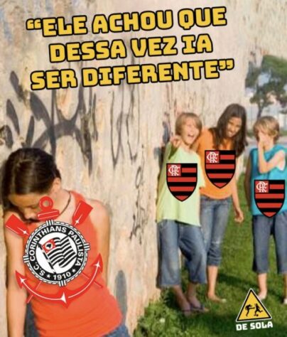 Zoeiras com Corinthians, Rodinei sendo herói e brincadeiras com Pedro: os memes do título da Copa do Brasil do Flamengo.